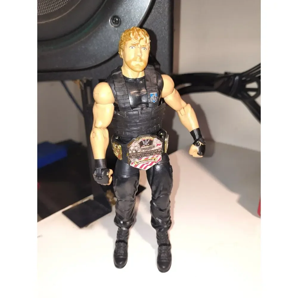 WWE Elite The Shield Roman Reigns Seth Rollins Dean Ambrose With Championships